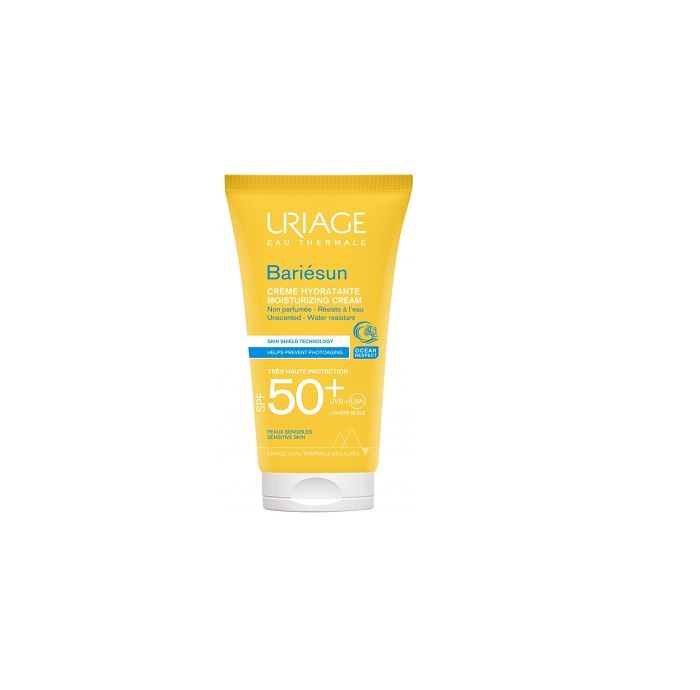 Uriage Bariésun Moisturizing Cream Skin Shield Technology SPF50+ Unscented 50ml