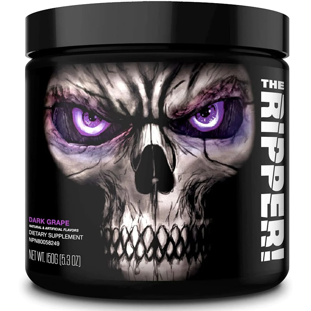 JNX Sports The Ripper Fat Burner Powder Dark Grape Flavor - gluten free (150g)