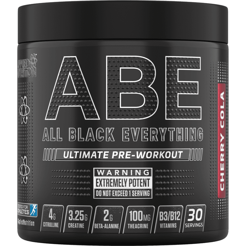Applied Nutrition All Black Everything Ultimate Pre-Workout Powder Cherry Cola Flavor (315 g)