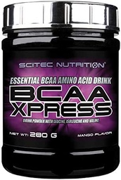 Scitec Nutrition 2:1:1 5000mg BCAA Express Powder Supplement Mango Flavor - sugar free, gluten free, lactose free ( 280 g)