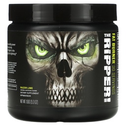 Jnx Sports The Ripper Fat Burner Powder Supplement Razor Lime Flavor - gluten free, vegan (150 g)