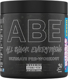 Applied Nutrition All Black Everything Ultimate Pre-Workout Powder Bubblegum Crush Flavor (315g)